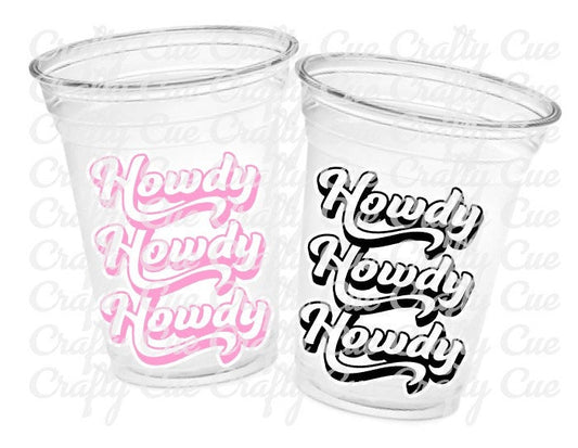 COWGIRL PARTY CUPS - Cowboy Party Cups Cowgirl Cups Cowgirl Party Decorations Cowgirl Bachelorette Party Cowgirl Hat Birthday Rodeo Party