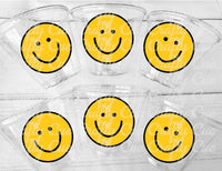 SMILEY FACE CUPS - One Happy Dude 1st Birthday Happy Smiley Face First Birthday Happy Smiley Face Cups Smiley Face Favors Smiley Face