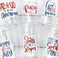 4th of July Party Cups, USA Party Cups, 'Merica Cups, Independence Day Party Decorations, 4th of July Party Decorations, July 4th Party USA