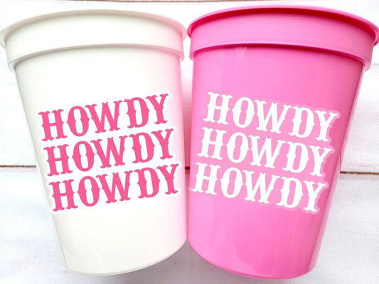 COWGIRL Party Cups - COWBOY Party Cups Cowgirl Cups Cowgirl Party Decorations Cowgirl Bachelorette Party Cowgirl Birthday Rodeo Party Cup