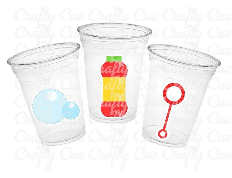 BUBBLES PARTY CUPS - Bubbles Birthday Party Decorations Bubbles Party Favors Bubbles Birthday Bubbles Party Supplies Bubble Cups Bubble