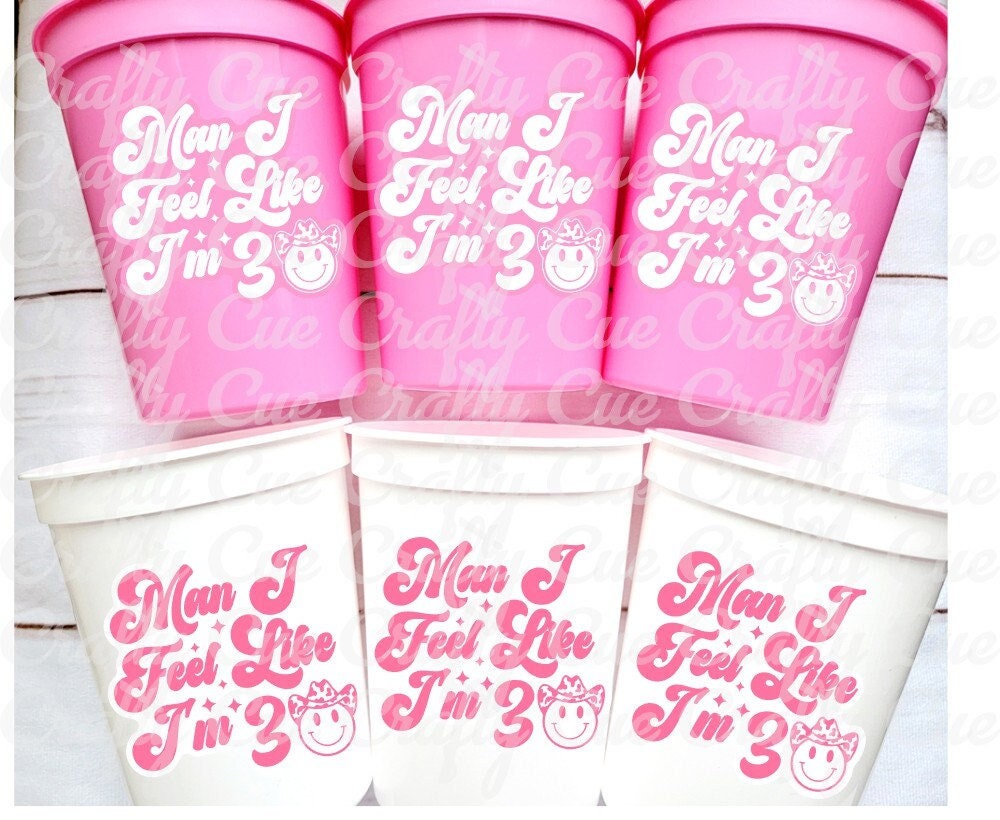 Man I Feel Like I'm 30 Cups 30th PARTY CUPS Vintage 1993 Cups Best of 1993 30th Birthday Party 30th Birthday Favors 30th Birthday Cowgirl 30
