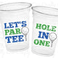 GOLF PARTY CUPS - Let's Par Tee Golfing Party Cups Golf Birthday Golf Party Golf Decorations Golf Party Supplies Golfing Cups Golf Favors