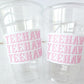 YEEHAW COWGIRL PARTY Cups - Cowboy Party Cups Cowgirl Party Decorations Cowgirl Bachelorette Party Cowgirl Hat Birthday Rodeo Party