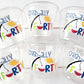 40TH FISHING PARTY CUPS - O'Fish-ally Forty Fishing Forty Birthday Party Gone Fishing Party The Big 40 Fishing Bobber Decorations Fish Bait