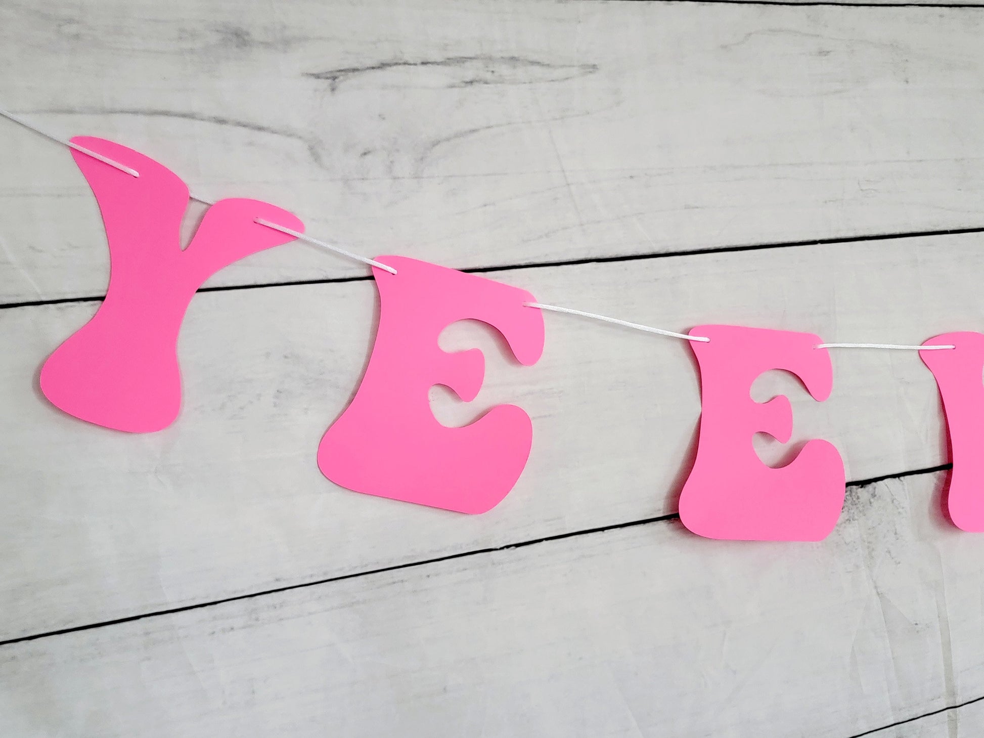 YEEHAW BANNER Cowgirl Party Banner Let's Go Girls Banner Cowgirl Birthday Banner Cowgirl Party Banner Decorations Bachelorette Party Banner