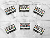 50th PARTY CUPS 50th Birthday Decoration 50th Party Favors 50th Party 50th Birthday Cassette Tape Party Best of 1973 Birthday Vintage 1973