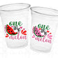 WATERMELON PARTY CUPS - Watermelon Party Favors Watermelon Treat Cups Watermelon Birthday One in a Melon First Birthday 1st Birthday