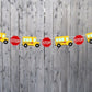 School Bus Garland, School Bus Banner, School Bus Birthday, School Bus Decorations, Back To School, Teacher Banner, Teacher Decoration