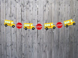 School Bus Garland, School Bus Banner, School Bus Birthday, School Bus Decorations, Back To School, Teacher Banner, Teacher Decoration
