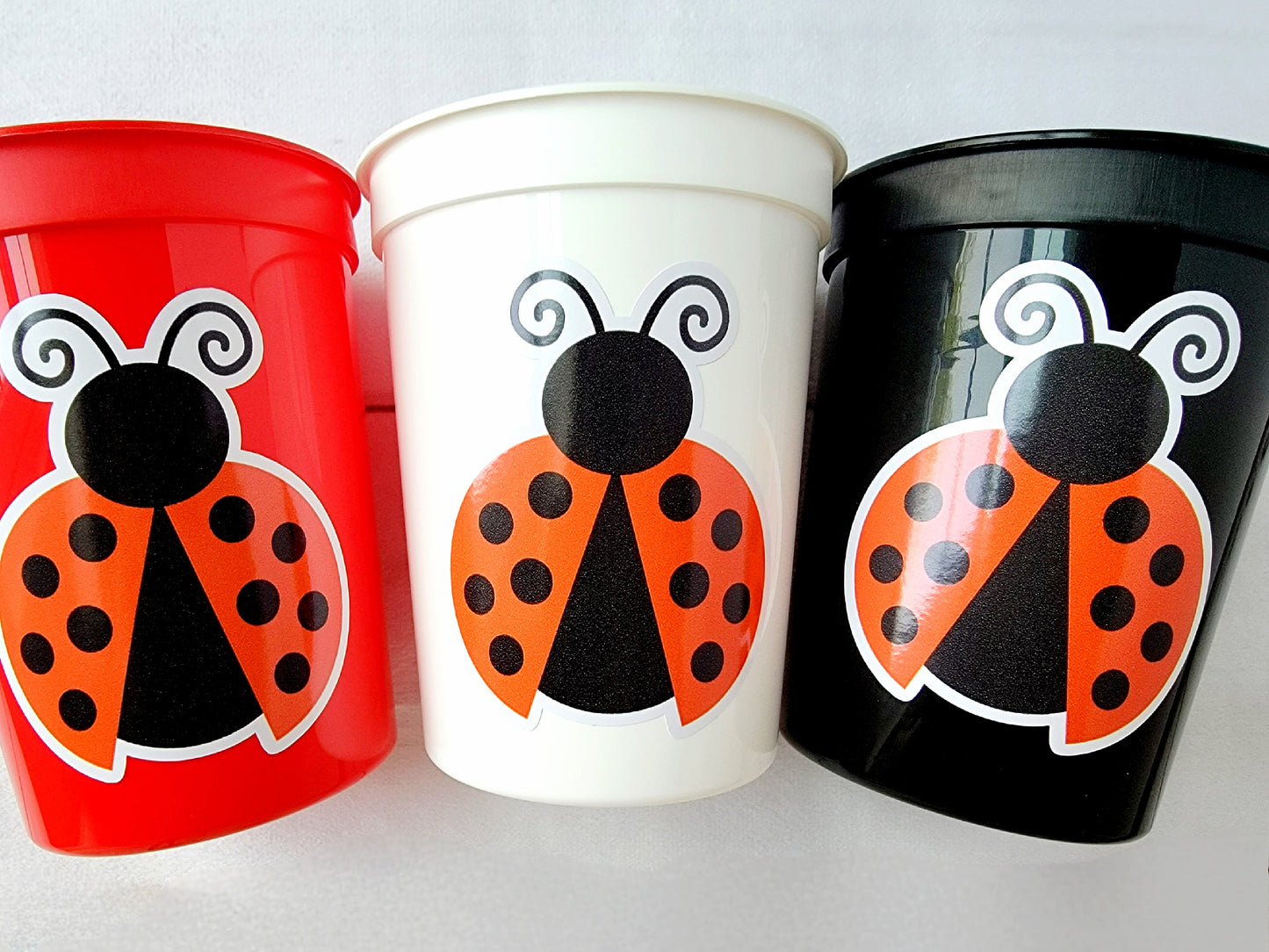 Ladybug Party Cups Ladybug 1st Birthday Ladybug Party Ladybug Treat Cups, Ladybug Party Cups Ladybug Decorations Ladybug Cups Lady Bug First