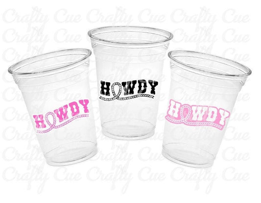COWGIRL PARTY CUPS - Cowboy Party Cups Cowgirl Cups Cowgirl Party Decorations Cowgirl Bachelorette Party Cowgirl Hat Birthday Rodeo Party