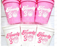 HOWDY 30 CUPS 30th Party Cups Vintage 1993 Cups Best of 1993 30th Birthday Party 30th Birthday Favors 30th Birthday Cowgirl 30