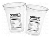 ZODIAC PARTY CUPS - Zodiac Sign Cups Astrology Sign Party Cups Zodiac Party Favors Cups Zodiac Nutrition facts Astrology Cups Horoscope Cups