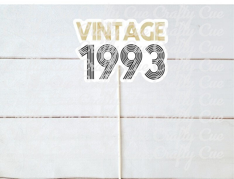 1993 CAKE TOPPER Cassette Tape Cake Topper Best of 1993 Cake Topper 30th Birthday Cake Topper 30th Party Decorations 30th Vintage 1993 Party