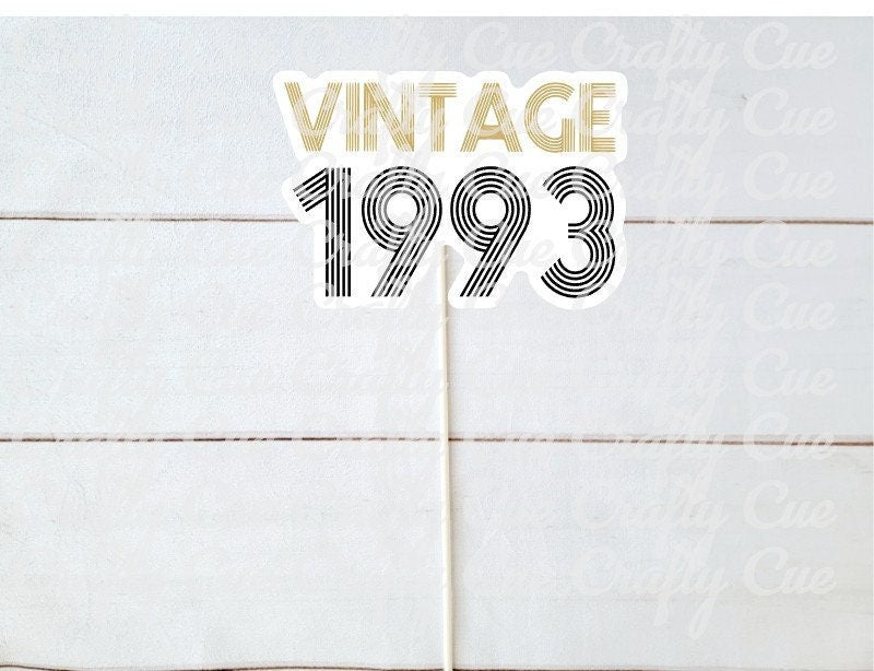 1993 CAKE TOPPER Cassette Tape Cake Topper Best of 1993 Cake Topper 30th Birthday Cake Topper 30th Party Decorations 30th Vintage 1993 Party