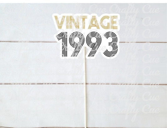 1993 CAKE TOPPER Cassette Tape Cake Topper Best of 1993 Cake Topper 30th Birthday Cake Topper 30th Party Decorations 30th Vintage 1993 Party