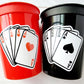 PLAYING CARDS PARTY Cups -Casino Cups Casino Birthday Magician Party Cups Casino Birthday Gambling Party Decoration Poker Game Deck of Cards