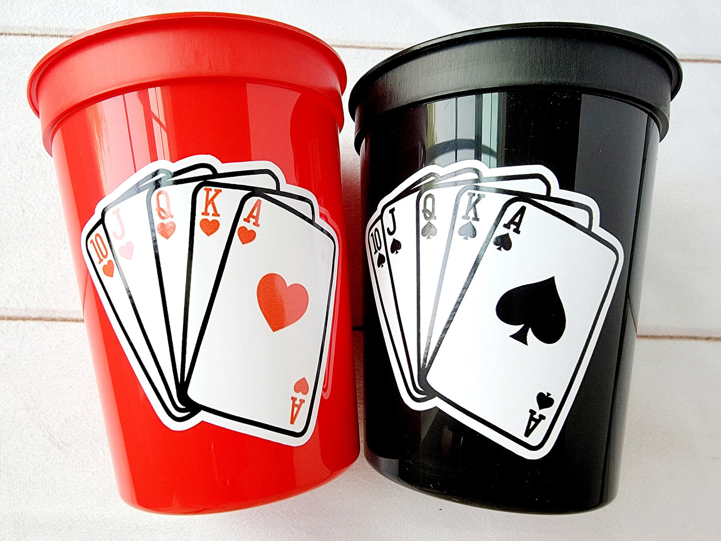 PLAYING CARDS PARTY Cups -Casino Cups Casino Birthday Magician Party Cups Casino Birthday Gambling Party Decoration Poker Game Deck of Cards