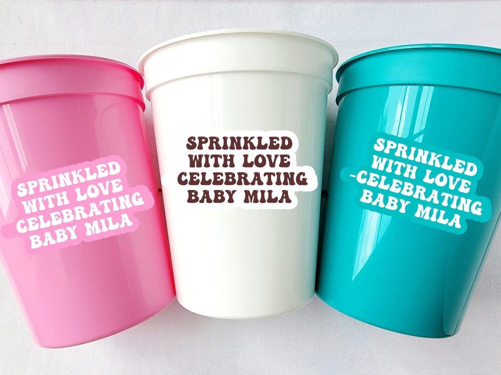 DONUT PARTY CUPS- Donut Birthday Party Donut Grow Up Donut Party Decoration Donut Birthday Decoration Donut First Birthday Donut Baby Shower