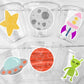 GIRL SPACE PARTY Cups Rocket Party Cups Space Party Favors Astronaut Spaceship Cups Planet Party Cups Astronaut Party Favors Astronaut Party