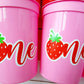 STRAWBERRY PARTY CUPS -Strawberry Birthday Cups Strawberry Cups First Birthday Strawberry Party Decorations Strawberry Berry Sweet One Cups