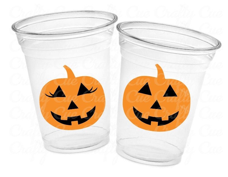 JACK O LANTERN Cups Halloween Party Cups Jack o Lantern Favors Halloween Party Cups Halloween Decorations Pumpkin Party Cups Jack o Lantern