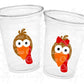 THANKSGIVING PARTY CUPS - Thanksgiving Kids Cups Pilgrim Party Cups Thanksgiving Party Supplies Turkey Party Cups Thanksgiving Decoration