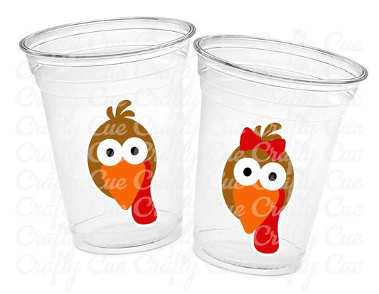 THANKSGIVING PARTY CUPS - Thanksgiving Kids Cups Pilgrim Party Cups Thanksgiving Party Supplies Turkey Party Cups Thanksgiving Decoration