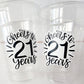 21st BIRTHDAY PARTY CUPS 21st Birthday Party 21st Party Decorations 21st Party Favors Vintage 2002 Birthday 2002 Party Legally 21 Finally 21