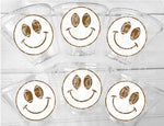 FOOTBALL SMILEY PARTY Cups - Football Cups Football Party Cups Football Birthday Cups Football Party Sports Party Cups Football Party Favors