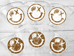 FOOTBALL SMILEY PARTY Cups - Football Cups Football Party Cups Football Birthday Cups Football Party Sports Party Cups Football Party Favors