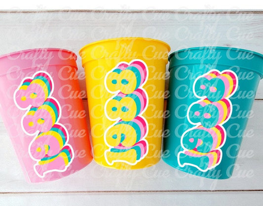 Birthday PARTY CUPS - Best of 1988 Cups, Birthday Party, Birthday Favors Vintate 1988 Party Decorations 1988 Birthday 1988 Party Favors