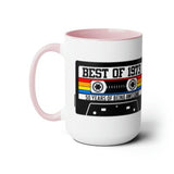 50th BIRTHDAY MUG 50th Party Decorations 50th Party Favors 50th Birthday Gift Cassette Tape Mug Best of 1973 Birthday Vintage 1973 - 15oz