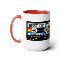 50th BIRTHDAY MUG 50th Party Decorations 50th Party Favors 50th Birthday Gift Cassette Tape Mug Best of 1973 Birthday Vintage 1973 - 15oz
