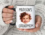 Personalized Baby Face Mug Personalized Child Photo Mug Custom Mom Cup Dad Cup Baby Picture Mug Grandchild Mug Gift for her Gift for him