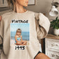 Personalized 1995 Photo Sweatshirt, 1995 Photo Sweater Custom Photo Shirt 1995 Birthday Shirt 1995 Birthday Gift, 30th Birthday Sweatshirt