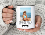 Custom Mug, Personalized Mug, 1993 Birthday Mug Gift, Personalized 1993 Photo Mug 30th Birthday Mug 30th Party Gifts Vintage 1993 Mug Gift