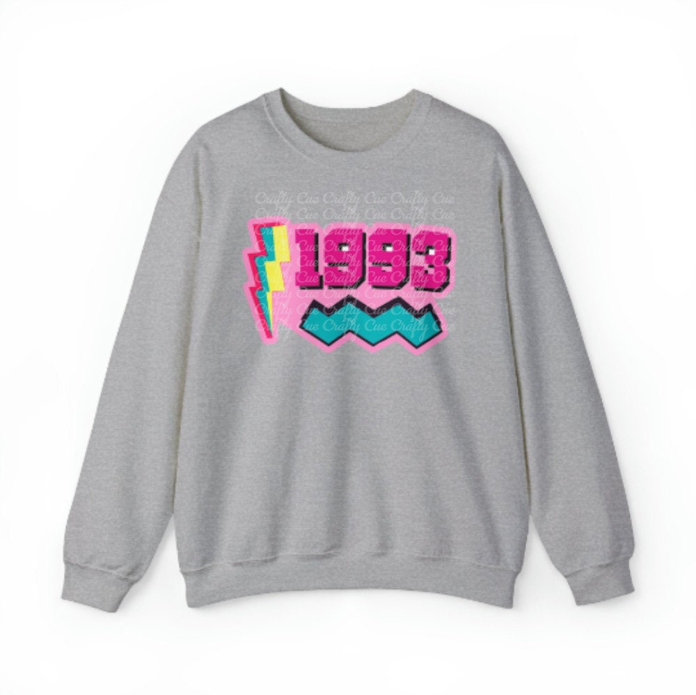 1993 Sweatshirt, 1993 College Style 1993 Year Sweatshirt, 1993 Birthday Shirt, 1993 Birthday Gift, 30th Birthday Sweatshirt, Gift for Her