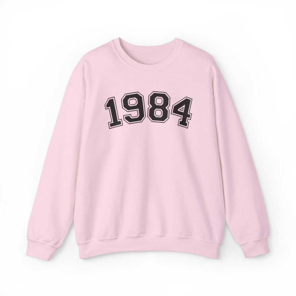 1984 Year Sweatshirt, Birthday Year Sweatshirt, Birthday Sweatshirt, Birth Year Sweatshirt, Year Shirt, Birthday Year, Birth Year Gift