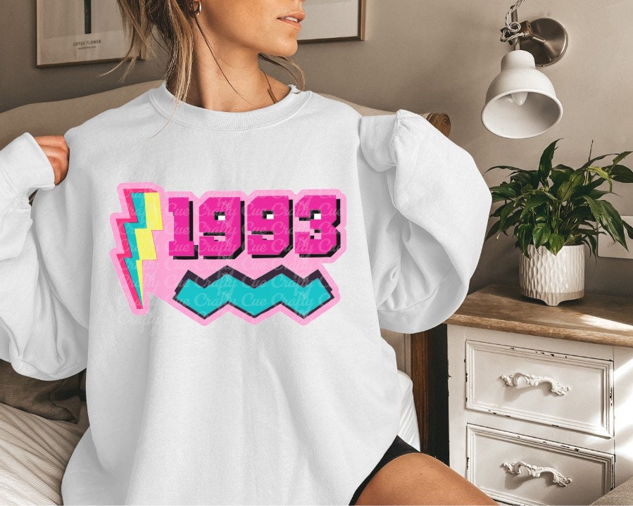 1993 Sweatshirt, 1993 College Style 1993 Year Sweatshirt, 1993 Birthday Shirt, 1993 Birthday Gift, 30th Birthday Sweatshirt, Gift for Her