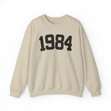 1984 Sweatshirt, 1984 College Style 1984 Year Sweatshirt, 1984 Birthday Shirt, 1984 Birthday Gift, 40th Birthday Sweatshirt, Gift for Her