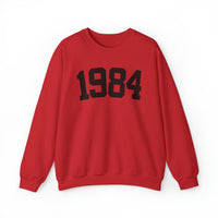 1984 Sweatshirt, 1984 College Style 1984 Year Sweatshirt, 1984 Birthday Shirt, 1984 Birthday Gift, 40th Birthday Sweatshirt, Gift for Her