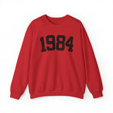 1984 Sweatshirt, 1984 College Style 1984 Year Sweatshirt, 1984 Birthday Shirt, 1984 Birthday Gift, 40th Birthday Sweatshirt, Gift for Her