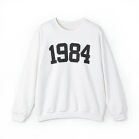 1984 Sweatshirt, 1984 College Style 1984 Year Sweatshirt, 1984 Birthday Shirt, 1984 Birthday Gift, 40th Birthday Sweatshirt, Gift for Her