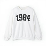 1984 Sweatshirt, 1984 College Style 1984 Year Sweatshirt, 1984 Birthday Shirt, 1984 Birthday Gift, 40th Birthday Sweatshirt, Gift for Her