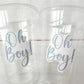 Oh Boy Cups Oh Boy Baby Shower Favors Oh Boy Oh Boy Baby Shower Decorations Boy Baby Shower Party Cups Boy Baby Shower Party Favors Cups
