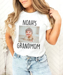 Personalized Baby Face Shirt Personalized Child Photo Shirt Mom Shirt Dad Shirt Baby Picture Shirt Grandmom Shirt Gift for her Gift for him