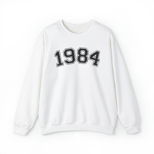 1984 Year Sweatshirt, Birthday Year Sweatshirt, Birthday Sweatshirt, Birth Year Sweatshirt, Year Shirt, Birthday Year, Birth Year Gift