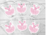 BALLET PARTY CUPS - Ballerina Party Cups Ballet Birthday Party Ballet Party Decorations Ballerina 1st Birthday Ballerina Party Baby Shower